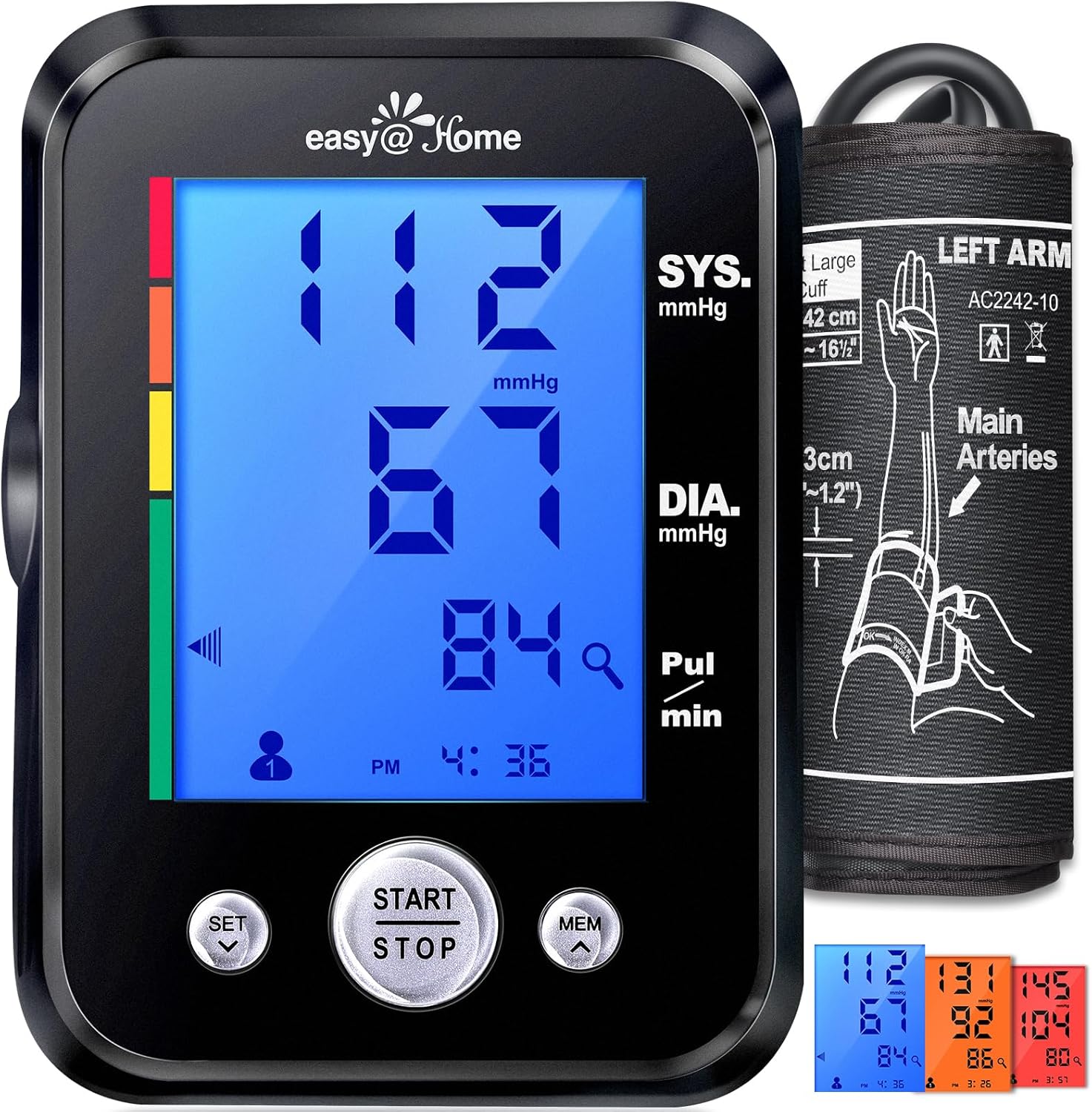 Easy@Home Blood Pressure Monitor