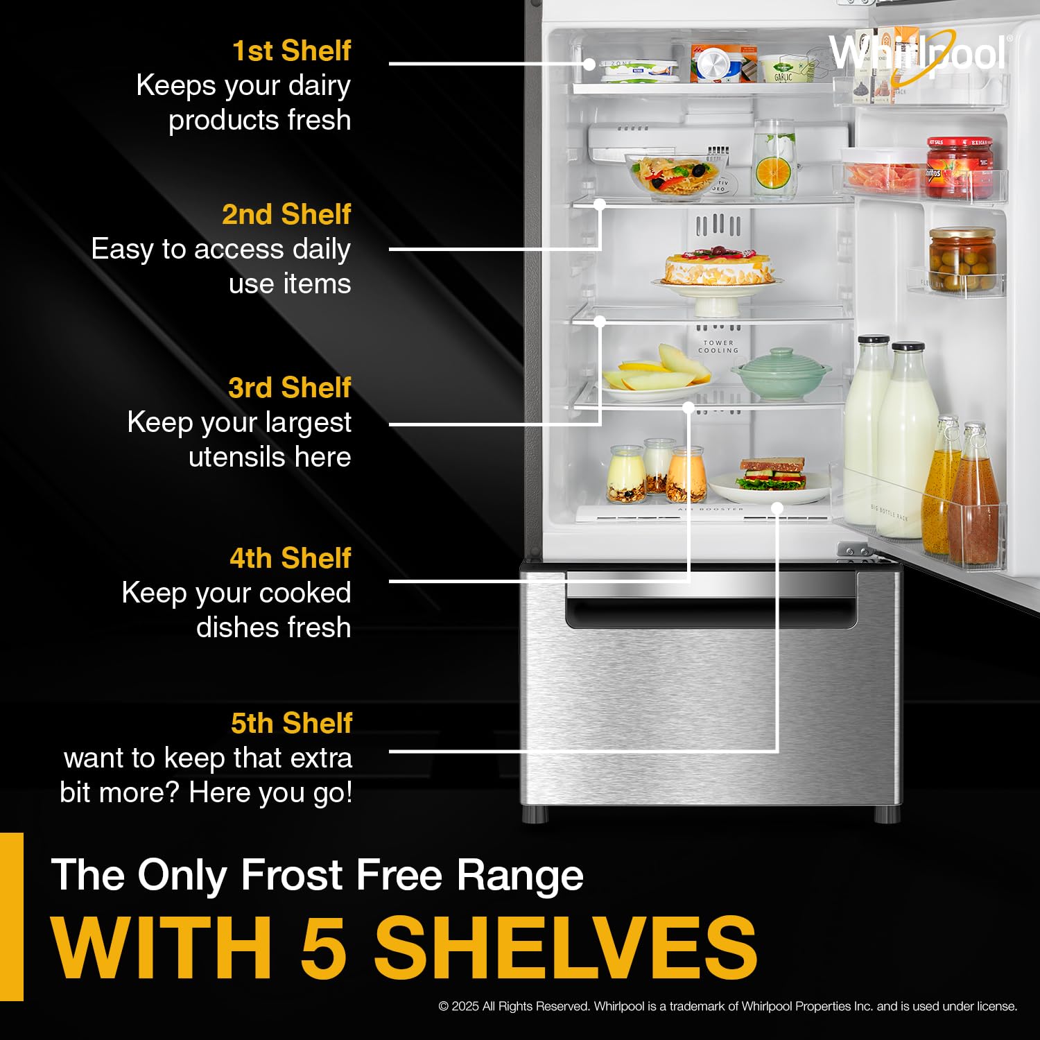 Whirlpool Refrigerator View 3