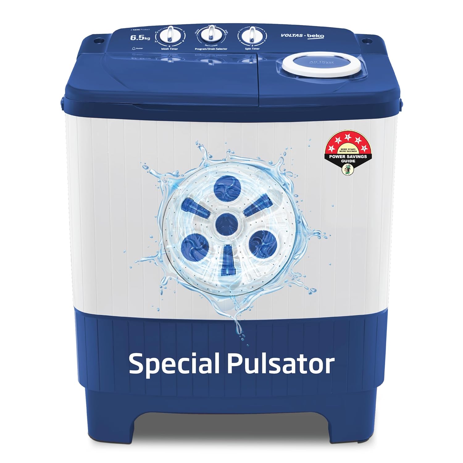 Voltas Beko 6.5 Kg Semi-Automatic Washing Machine